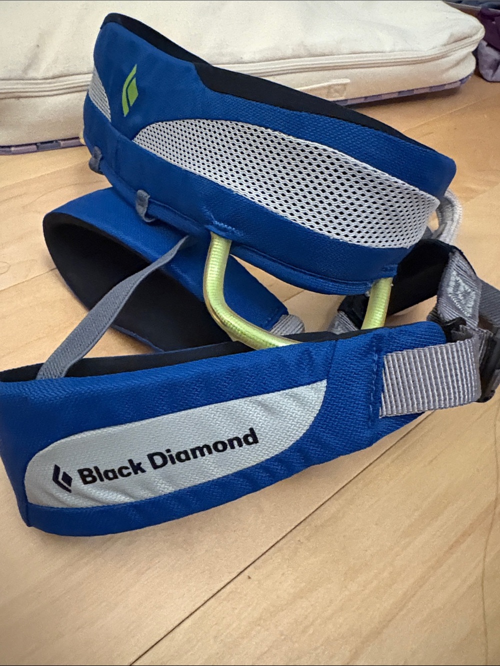 Kids Black Diamond climbing harness